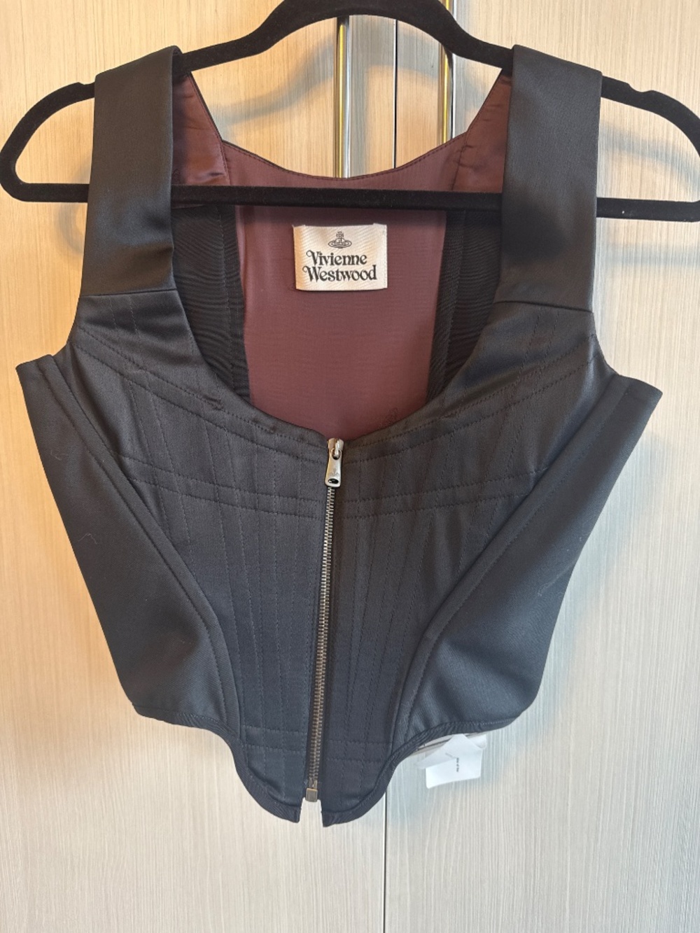 Vivienne Westwood Black Portrait Corset Top NWT 2021- US Size 4